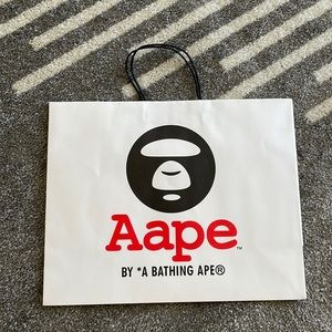 Aape by a Bathing ape bag